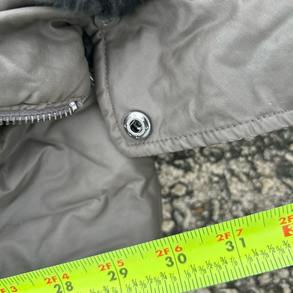 Gray Hooded Parka Jacket - Picture 4 of 8